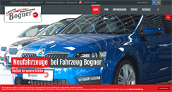 Desktop Screenshot of fahrzeug-bogner.de